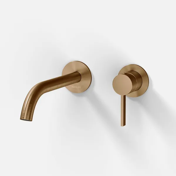 ArkiLife AVAO AA502 - Tvättställsblandare tm/22 cm pip, PVD borstad koppar