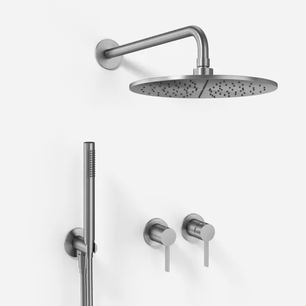 ArkiLife AVAO AA801 S02 - Ø30 Wellness Rain m/EasyClean, Stick, Borstad Rostfritt Stål