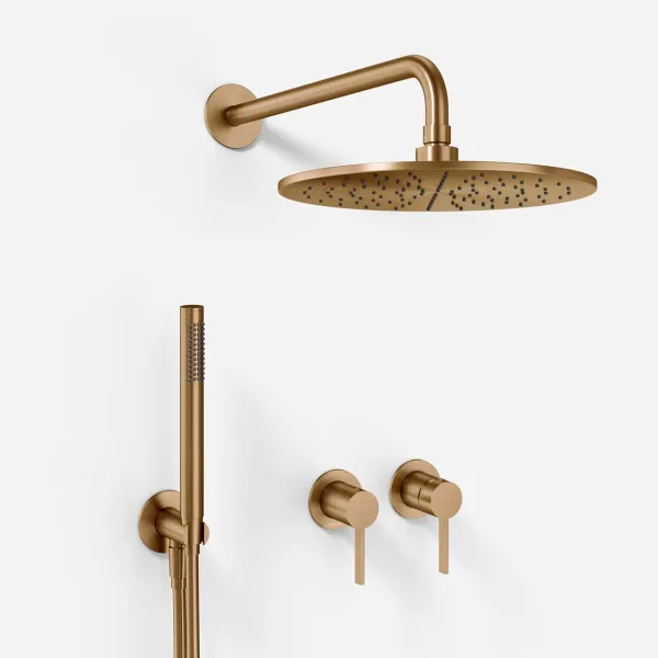 ArkiLife AVAO AA801 S02 - Ø30 Wellness Rain m/EasyClean, Stick, PVD Borstad Koppar