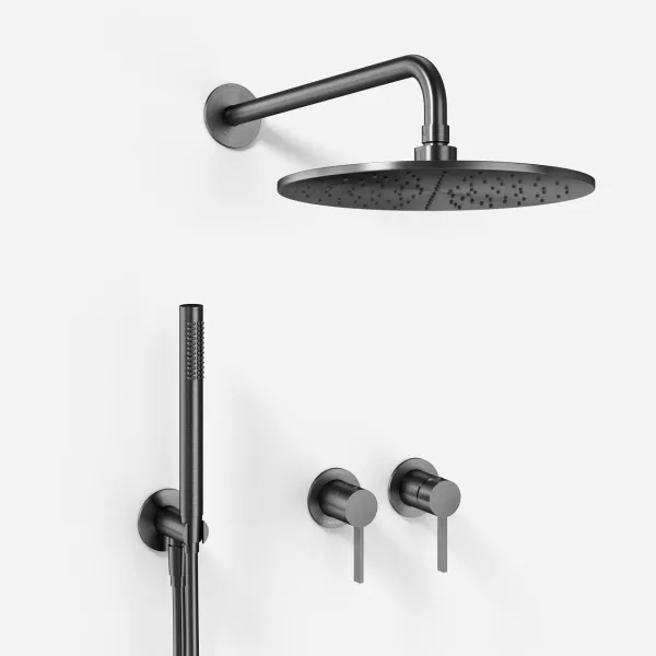 ArkiLife AVAO AA801 S02 - Ø30 Wellness Rain med EasyClean, Stick, PVD-borstad pistolmetall