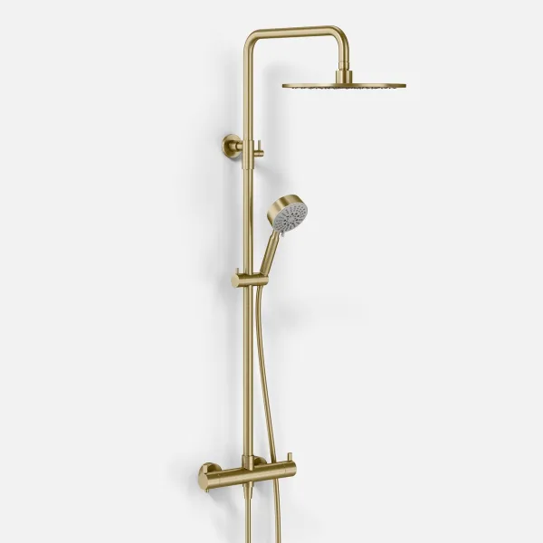 ArkiLife AVAO AABT900 - Termostatsats Ø30 Wellness Rain, PVD Borstad Mässing