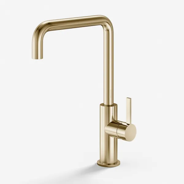 ArkiLife AVAO AAKV101 - Köksblandare. b/22 cm. U-pip, PVD-polerad mässing