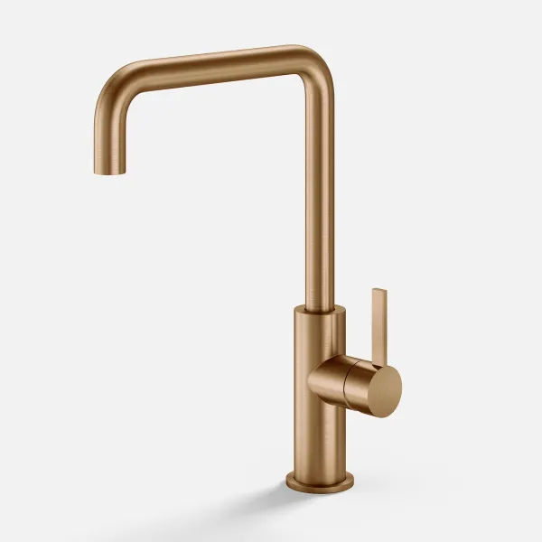 ArkiLife AVAO AAKV101 - Köksblandare. b/22 cm. U-pip, PVD borstad koppar