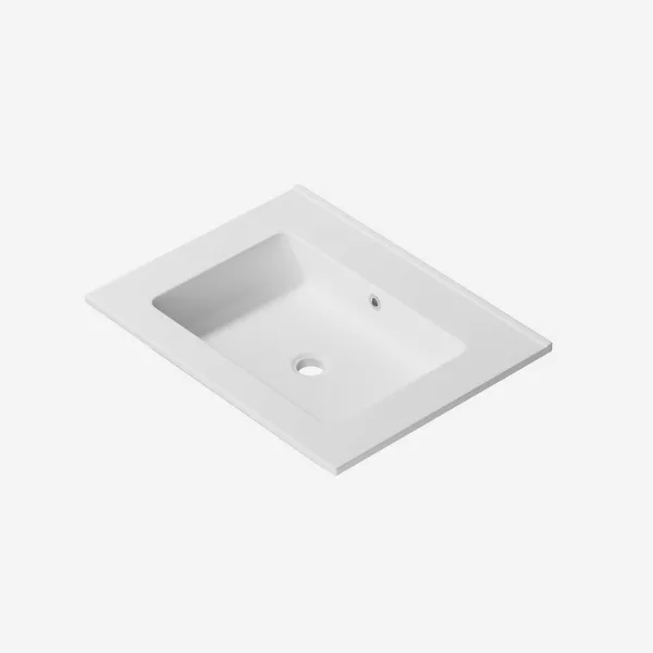 ArkiLife Ceramo® AC6046 - Mattvit, utan kranhål