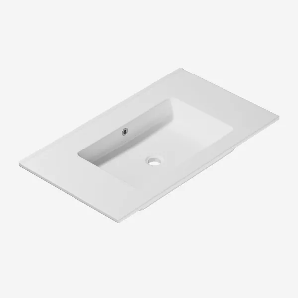 ArkiLife Ceramo® AC8046 - Vit, utan kranhål