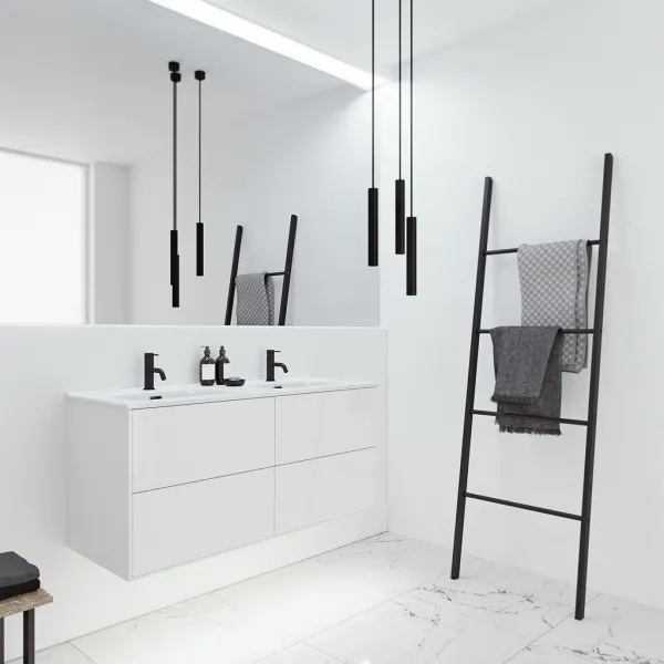 ArkiLife Cobus ACC120D - Slim-Design Möbler 121x46,5 cm m/Porslinsvask