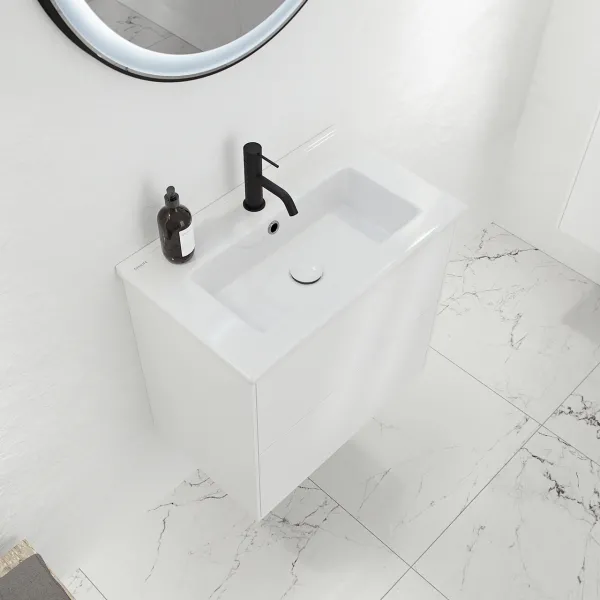 ArkiLife® Cobus ACC6036 - 61x36, Compact Slim Design med porslinstvättställ