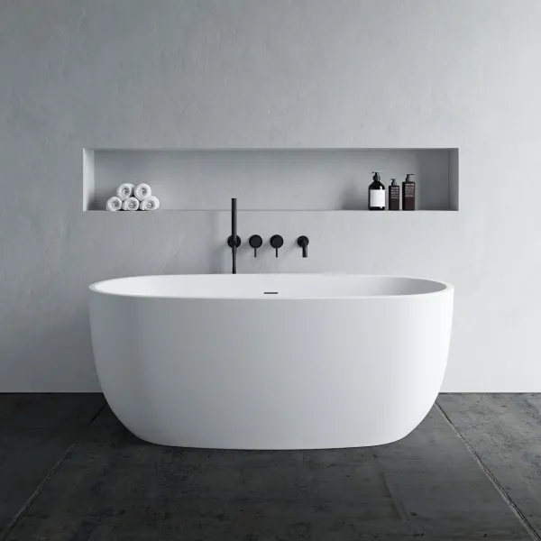 ArkiLife Nomi AN150 - Badkar 150x72 cm, Matt Vit