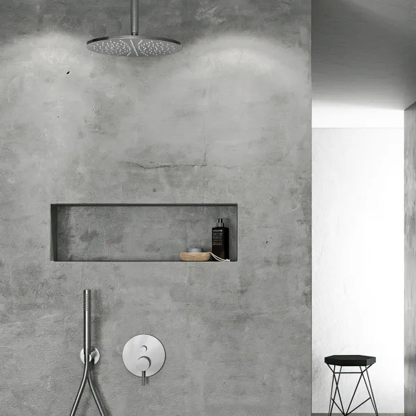 Classwell C16 S04 - Rain DeLuxe Ø30, m/takarm, Borstad Rostfritt Stål