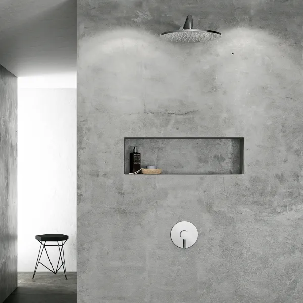 Classwell C17 S03 - Rain DeLuxe Ø30 cm, Vägg, Krompolerat stål