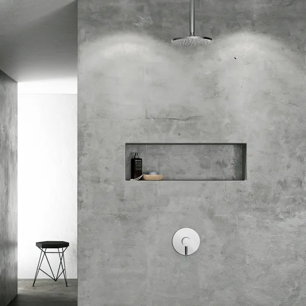 Classwell C17 S04 - Rain DeLuxe Ø20, m/takarm, Krompolerat rostfritt stål