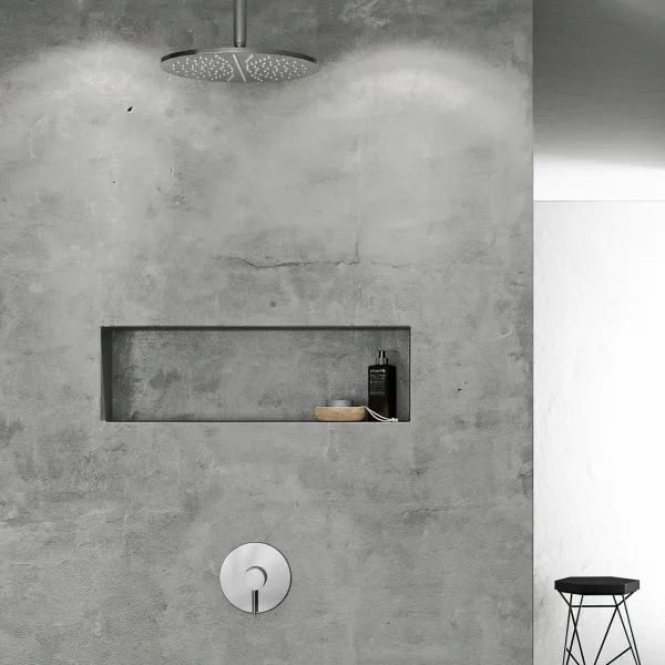 Classwell C17 S05 - Rain DeLuxe Ø30, m/takarm, Borstad Rostfritt Stål