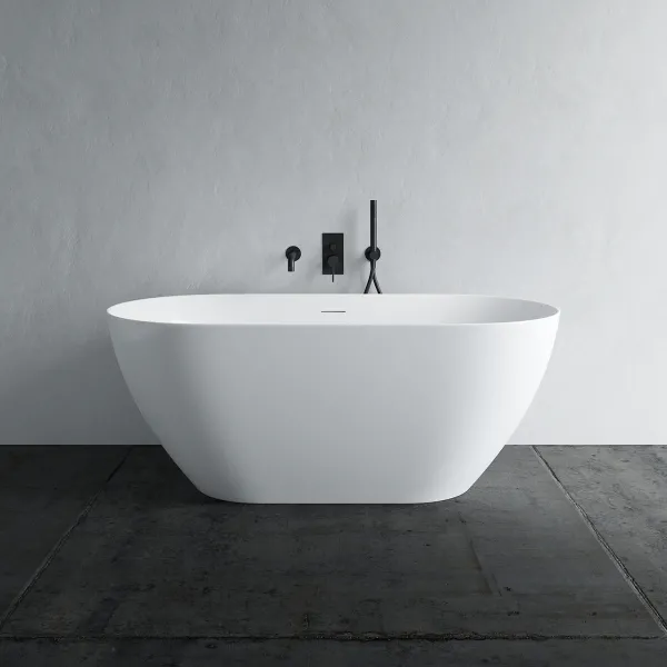 Coco 150 - Badkar 150x72 cm, Slim Design, Blank Vit