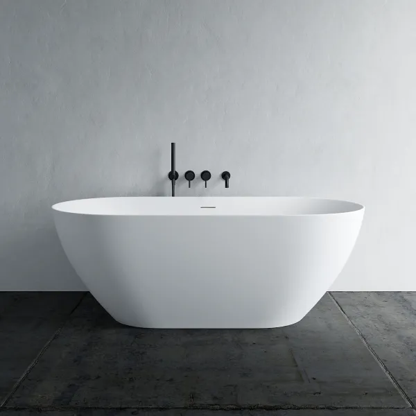 Coco 170 - 170x75 cm Badkar, Slim Design, Matt Vit