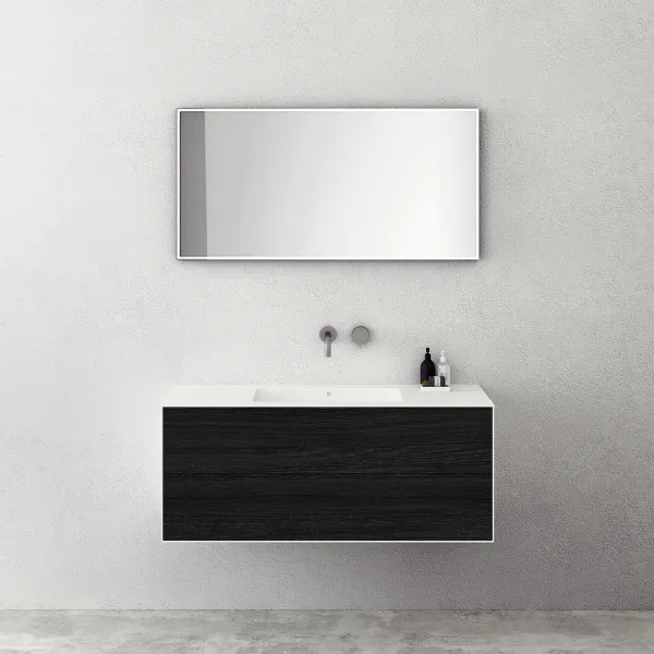 Copenhagen Chic 120 - Corian®,  Smoked Black Oak