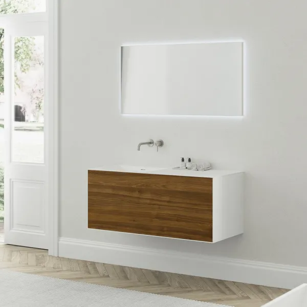 Copenhagen Chic 120L - Badrumsmöbler MKII, Valnöt