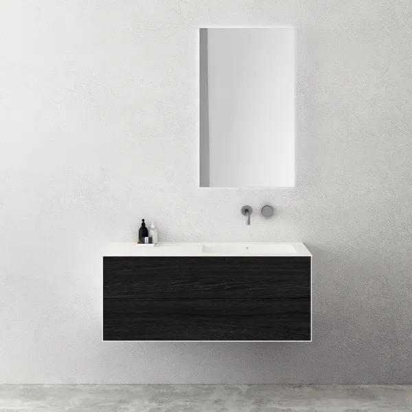 Copenhagen Chic 120R - Corian®, rökt svart ek