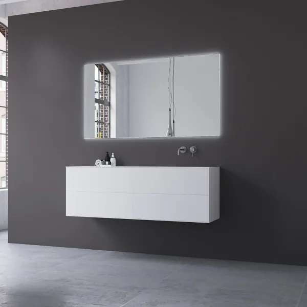 Copenhagen Chic 140R - MKII - Badrumsmöbler, Corian®, Mathvid