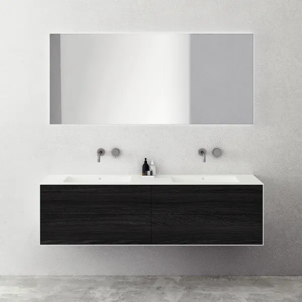 Copenhagen Chic 180D - Corian®, rökt svart ek