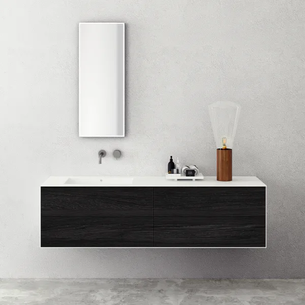 Copenhagen Chic 180L - Corian®, rökt svart ek