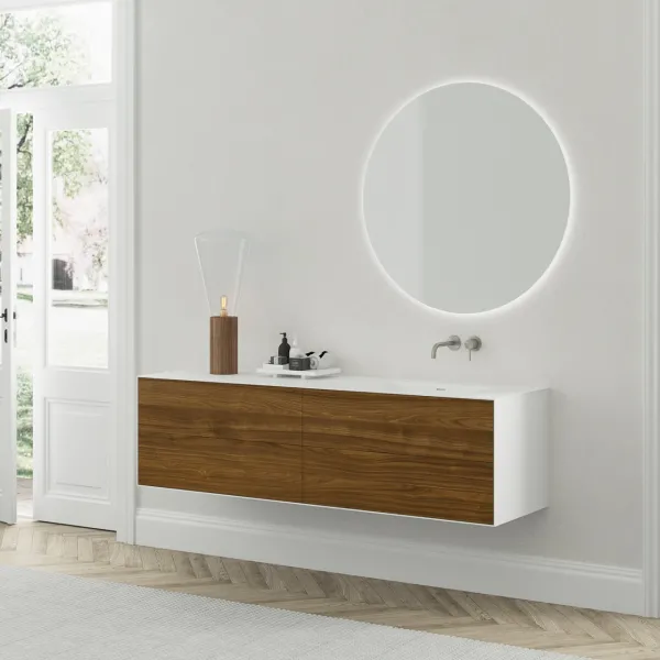 Copenhagen Chic 180R - Badrumsmöbler, MKII, Valnöt