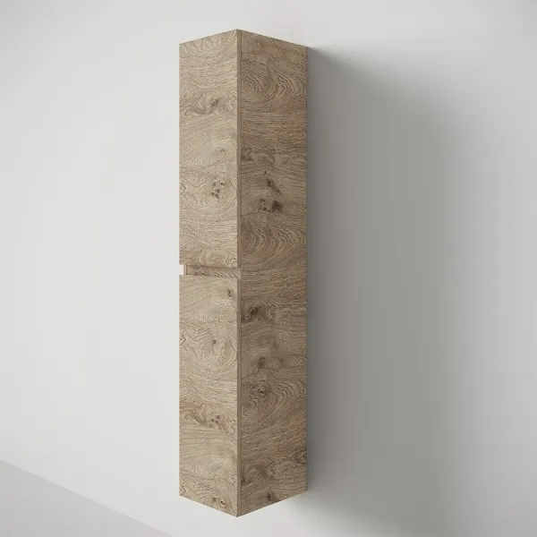 Copenhagen Front - 162x30x35 cm Högskåp, Raw Wild Oak