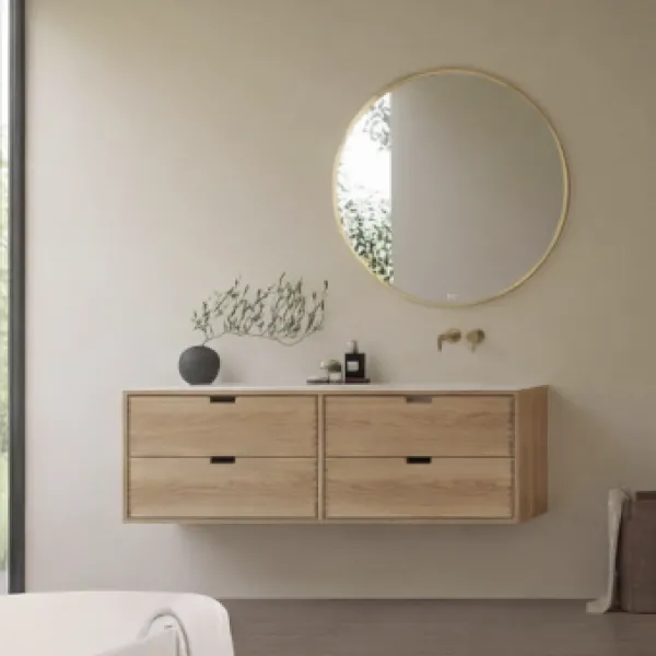 CPH Tapwork Soho 180R - Snickerimöbler i naturek inkl. Mattvit SolidTec diskho