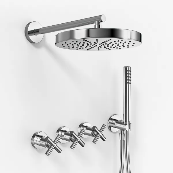 Fly Classic FBR704 S01 - XL Regn DeLux Ø24 cm, Krom