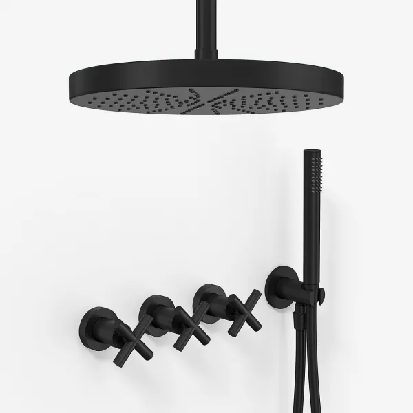 Fly Classic FBR704 S04 - XXL Rain DeLux Ø28 cm, Tak, Mattsvart