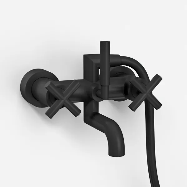 Fly Classic KR102 - MKII Badkarsblandare, Mattsvart