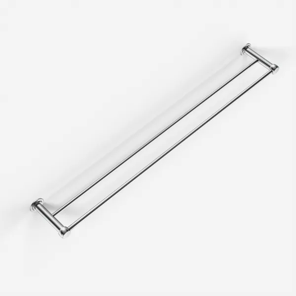 Hassel&Teudt H20-80 - Dubbel handduksstång, krom