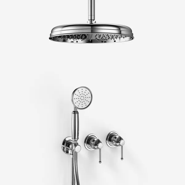 Hassel&Teudt HBR801 S04 - Duschset Ø31cm, Tak, Krom