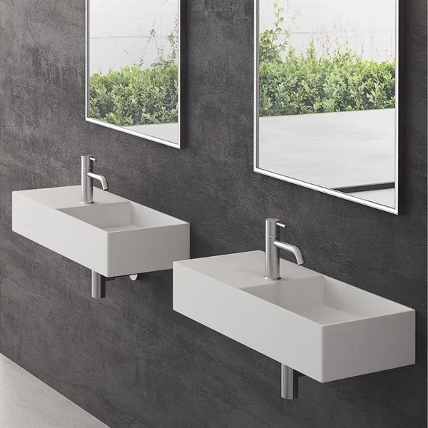 Kubo 75R - 75x32, Tvättställ till höger Solid SolidTec®