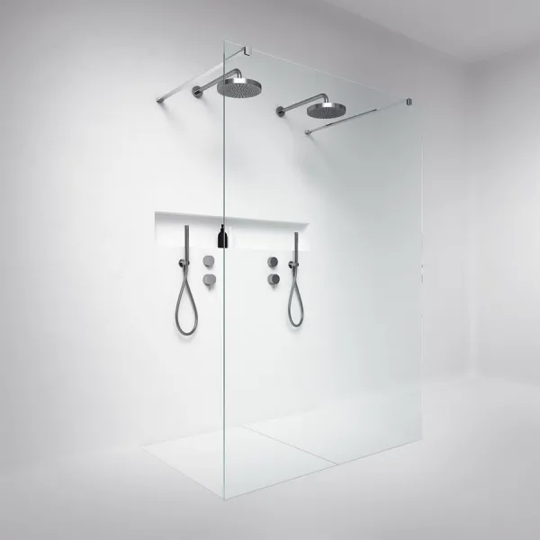 Minimalism M140DA - Duschvägg 8mm, 140x200h, Easy Clean