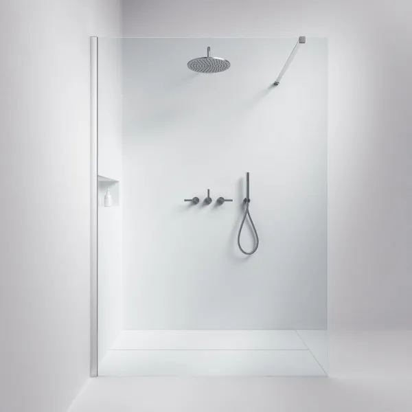 Minimalism M160W - Duschvägg 8 mm, 157,5x200h, Easy Clean