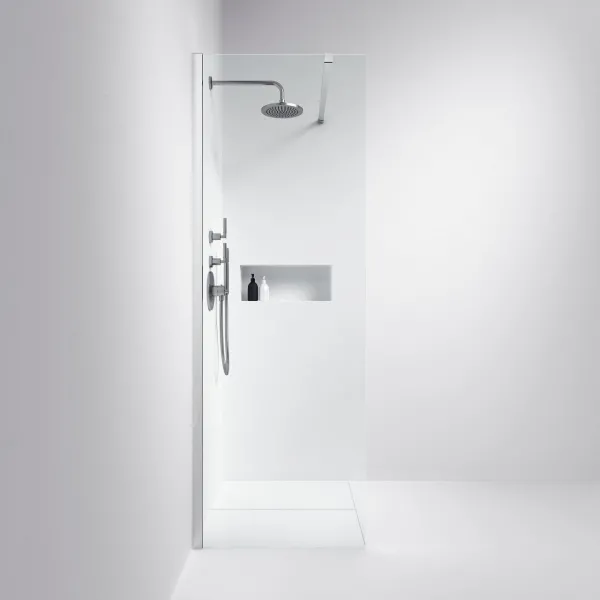 Minimalism M60W - DeLux Duschvägg 8 mm, 57,5x200h, Lätt att rengöra