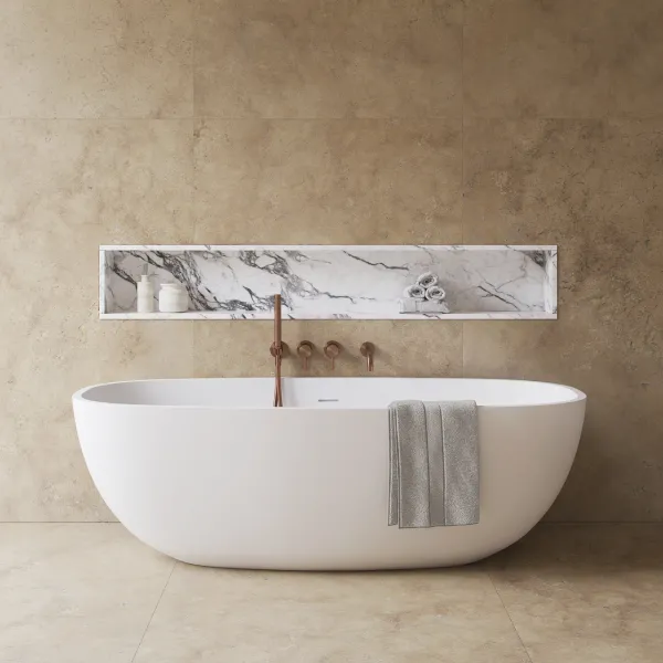 New Deep 170 - Badkar 170x72, Massiv Matt vit SolidTec®