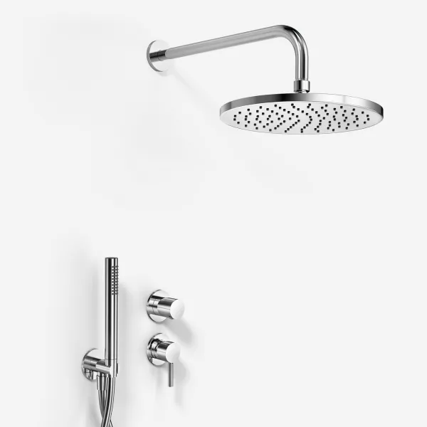 Nostromo G481 S02 - Kontrakt Ø25, Vägg, Krom