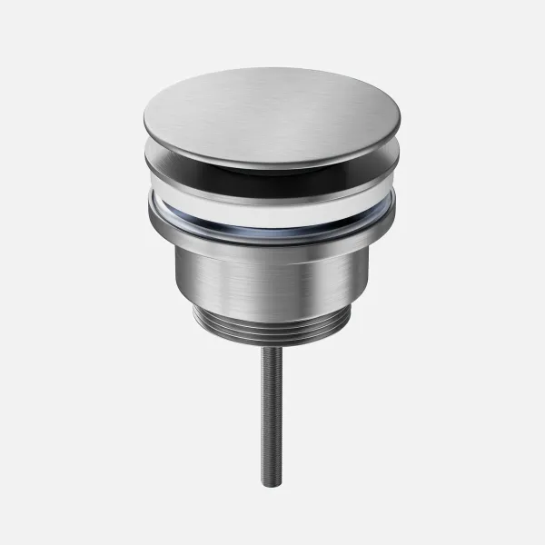 Classwell CBV02 - Universal bottenventil, borstat rostfritt stål