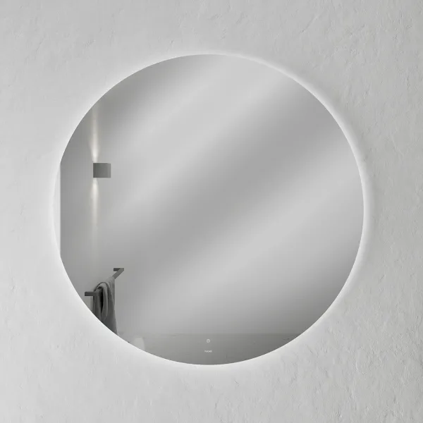 Pulcher Coco Backlight PM3-090 - Ø90 cm. LED-bakgrundsbelyst spegel med imskydd
