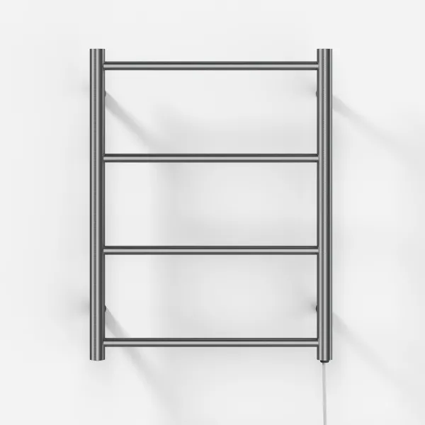 Pulcher Minimalism PM64 - Elektrisk handdukstork, 50 x 64 cm, borstat rostfritt stål