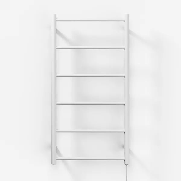 Pulcher Minimalism PM96 - Elektrisk handdukstork, 50 x 96 cm, matt vit
