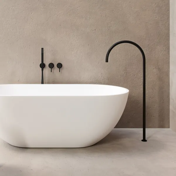 Semplice SBR801 S12 - Badkar/dusch, Mattsvart