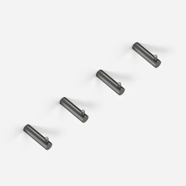 Semplice PS18 S01 - 4 x krokar, PVD Matt Gun Metal