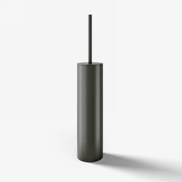 Semplice PS33 - Golvstående toalettborste, PVD Matt Gun Metal