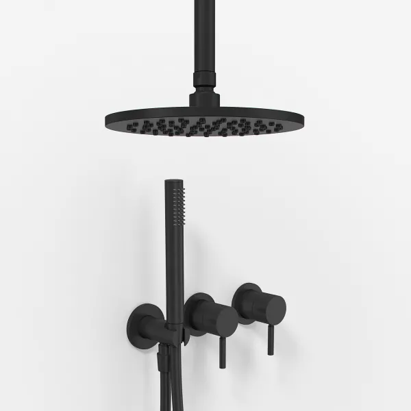 Semplice SBR801 S08 - Ø20 cm, Tak, Mattsvart 