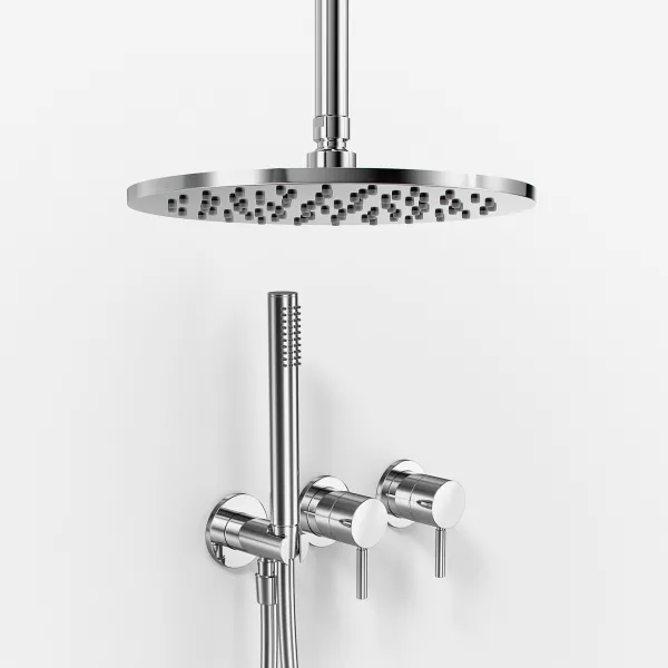 Semplice SBR801 S09 - Ø25 cm, Tak, Krom 