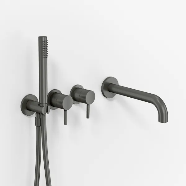 Semplice SBR801 S11 - Badkar/dusch, PVD Matt Gun Metal