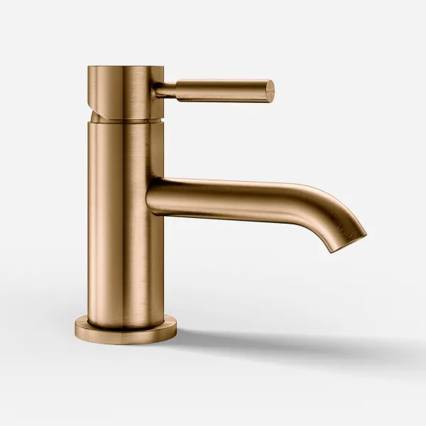 Semplice SHV101 - Engreppsblandare för tvättställ, PVD borstad koppar