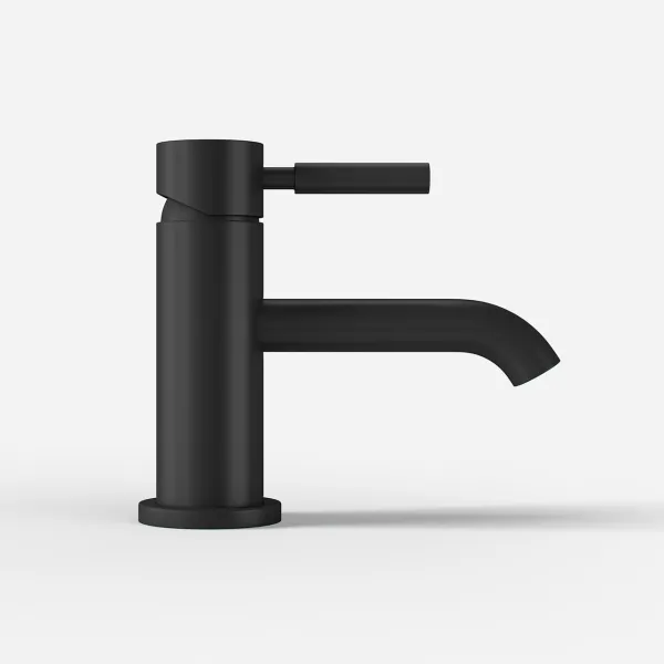 Semplice SHV101 - Tvättställsblandare, matt svart